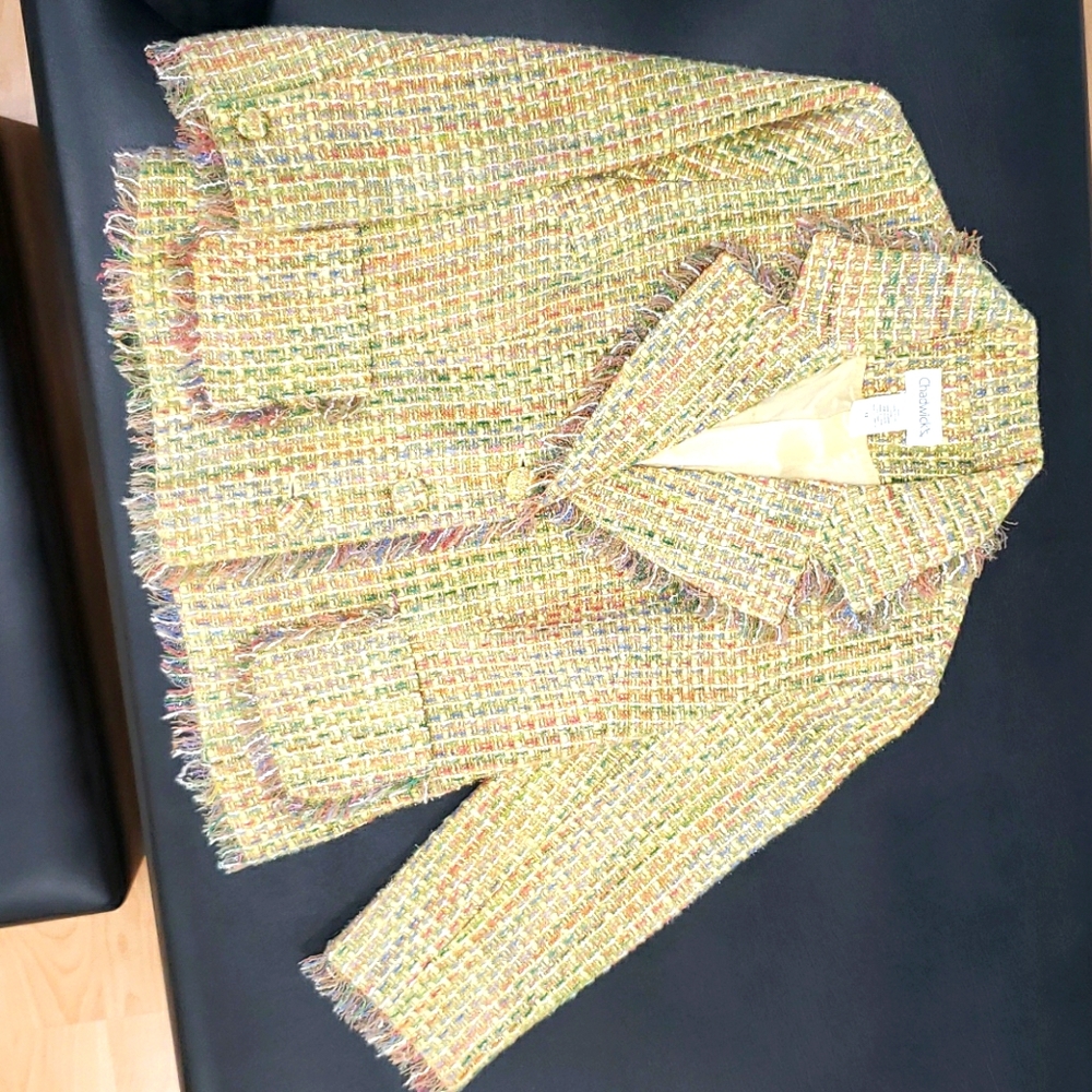 Chadwiwck tweed frayed edge jacket